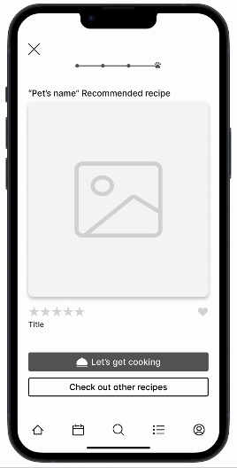 Before — multi-step recommendation flow (screen recording)