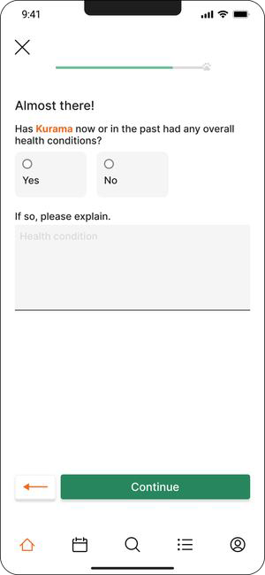 Pet quiz — health conditions